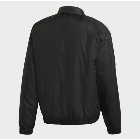 Adidas Men's Outdoor Essentials Al Aire Libre Insulated Black Bomber Jacket - Picture 6 of 9